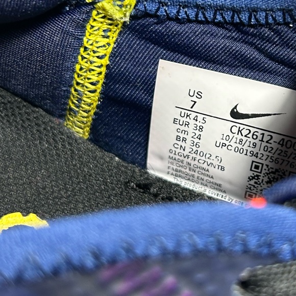 NIKE AIR MAX 2090 CK2612-400 Navy Magenta Running Sneaker Size 7 - Picture 11 of 11